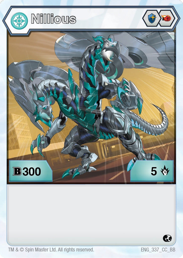 Image for Nillious (337) (337) (Battle Brawlers) - Bakugan TCG