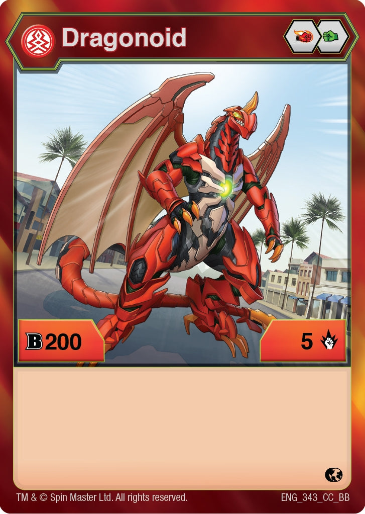 Image for Dragonoid (343) (343) (Battle Brawlers) - Bakugan TCG