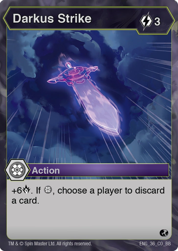 Image for Darkus Strike (36) (Battle Brawlers) - Bakugan TCG