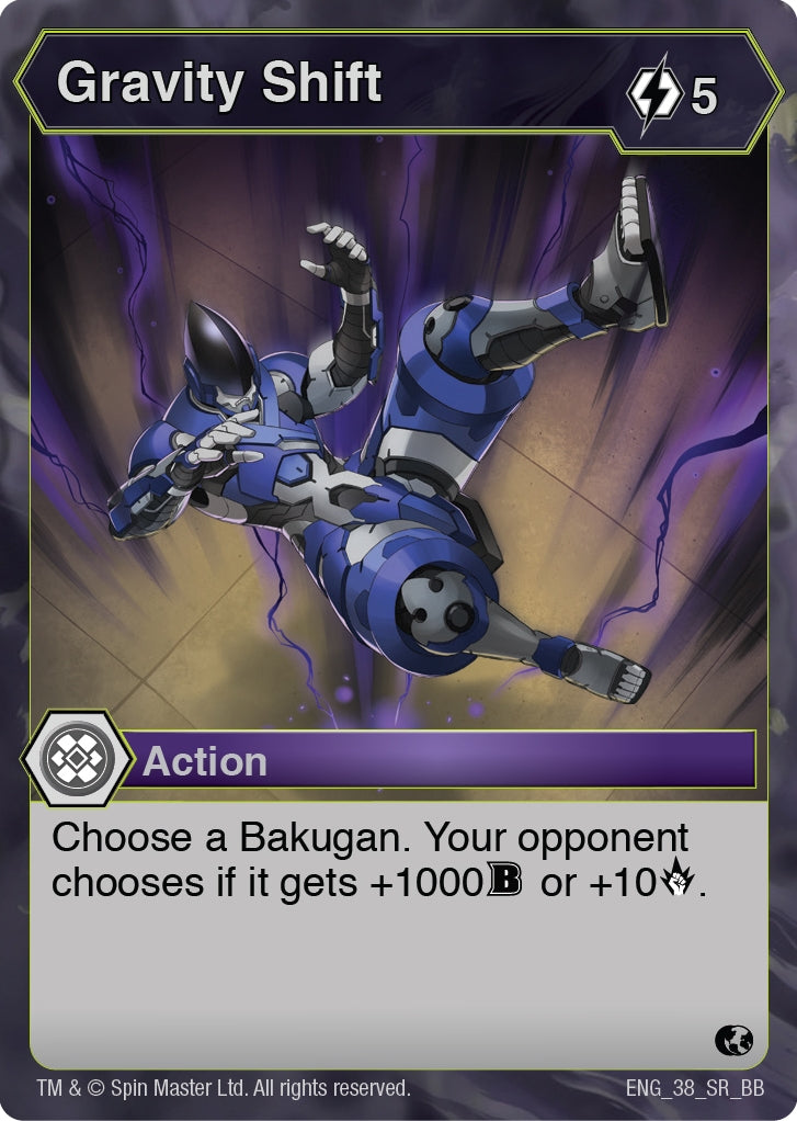 Image for Gravity Shift (38) (Battle Brawlers) - Bakugan TCG