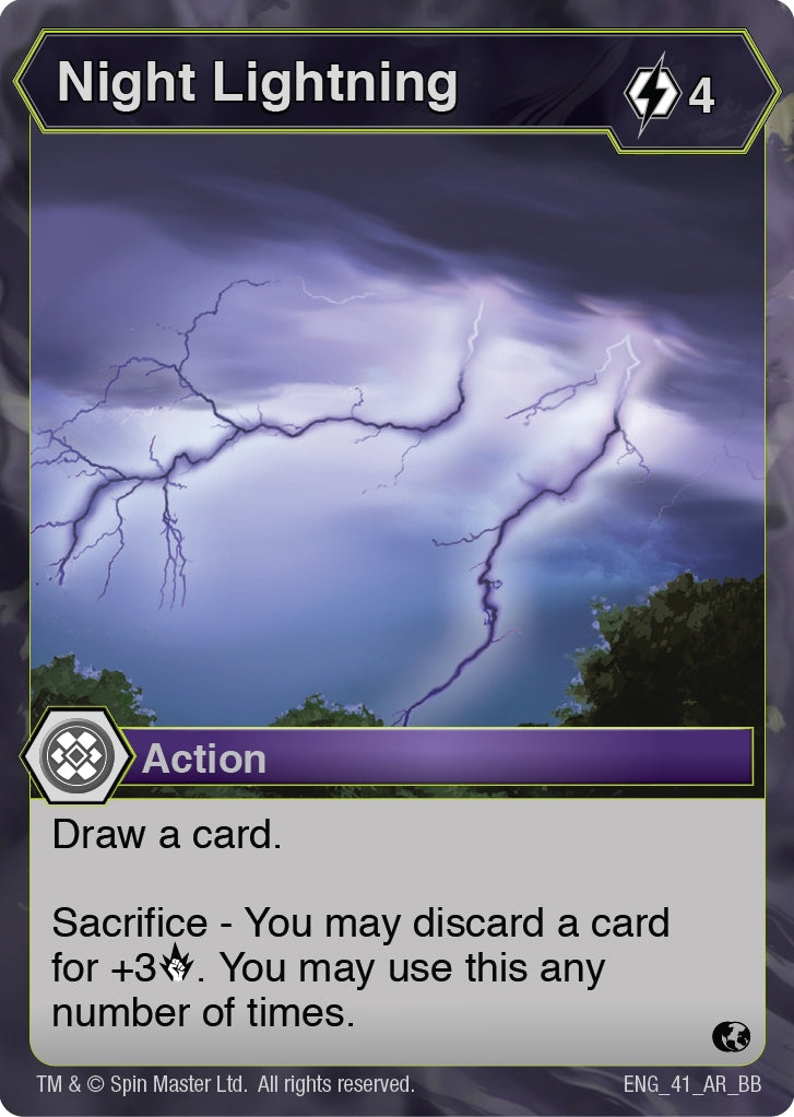 Image for Night Lightning (41) (Battle Brawlers) - Bakugan TCG