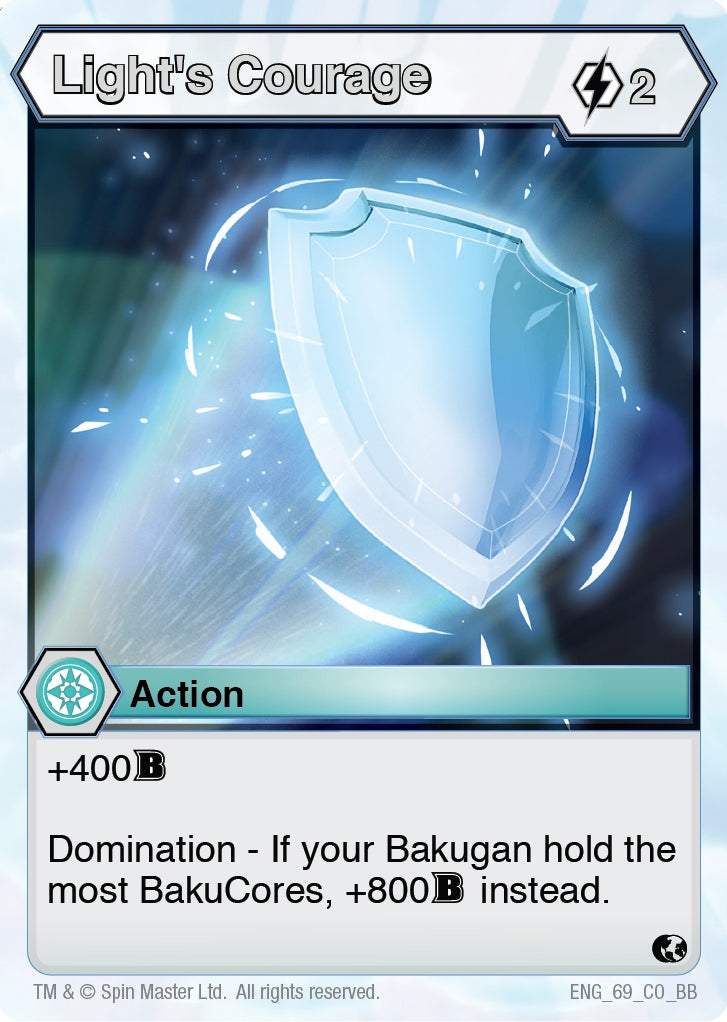 Image for Light's Courage (69) (Battle Brawlers) - Bakugan TCG