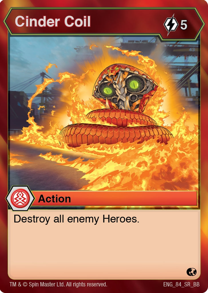 Image for Cinder Coil (84) (Battle Brawlers) - Bakugan TCG