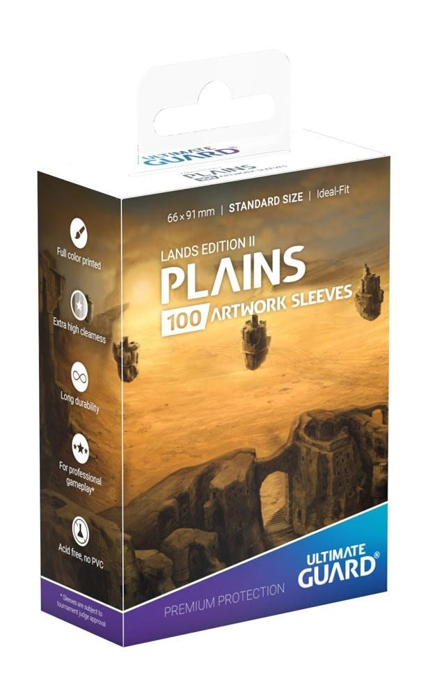 Image for Lands Edition II Standard Size Artwork Sleeves - Plains (100-Pack) - Card Sleeves