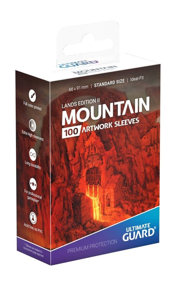 Image for Lands Edition II Standard Size Artwork Sleeves - Mountain (100-Pack) - Card Sleeves
