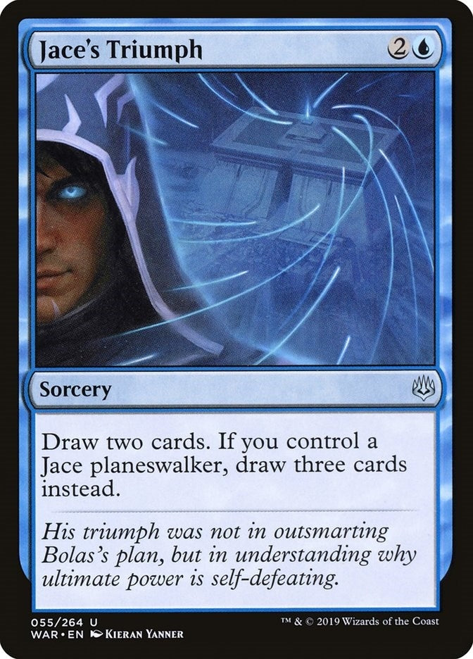 Image for Jace's Triumph (55) (War of the Spark) - Magic: The Gathering