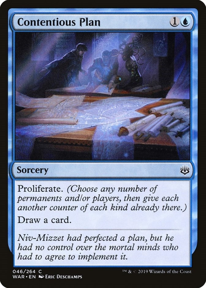 Image for Contentious Plan (46) (War of the Spark) - Magic: The Gathering