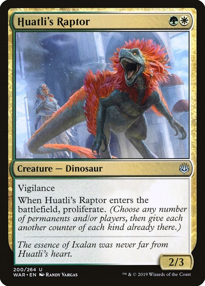 Image for Huatli's Raptor (200) (War of the Spark) - Magic: The Gathering