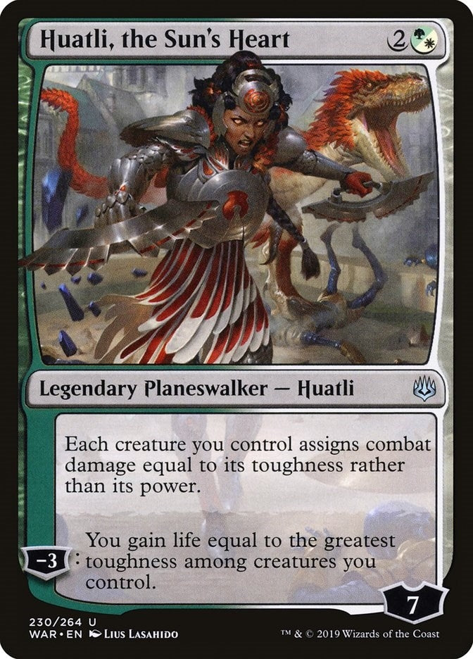 Image for Huatli, the Sun's Heart (230) (War of the Spark) - Magic: The Gathering