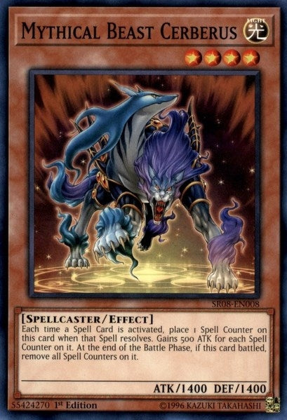 Image for Mythical Beast Cerberus (SR08-EN008) (SR08) - YuGiOh