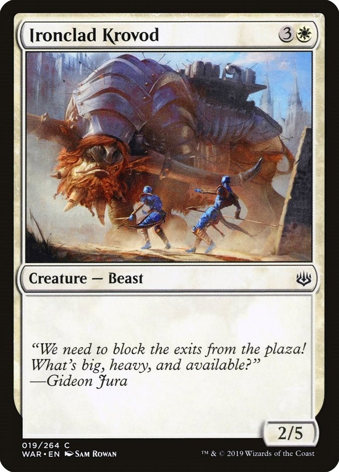 Image for Ironclad Krovod (19) (War of the Spark) - Magic: The Gathering