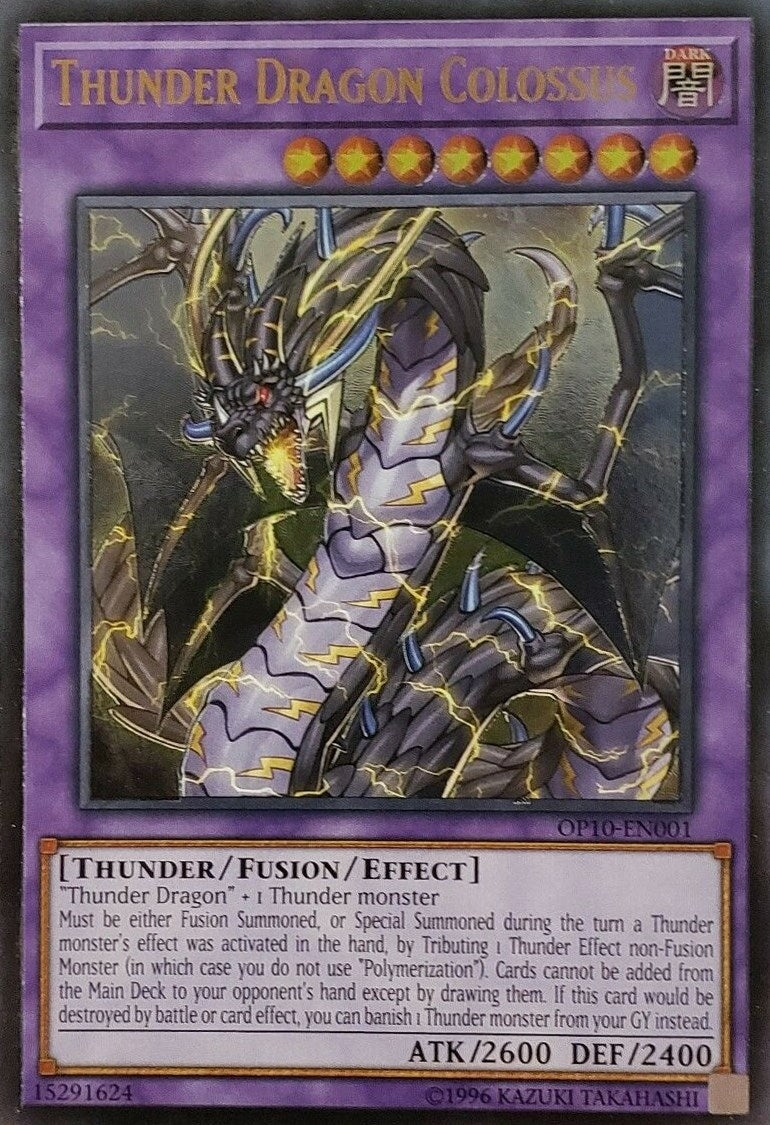 Image for Thunder Dragon Colossus (UTR) (OP10-EN001) (OP10) - YuGiOh