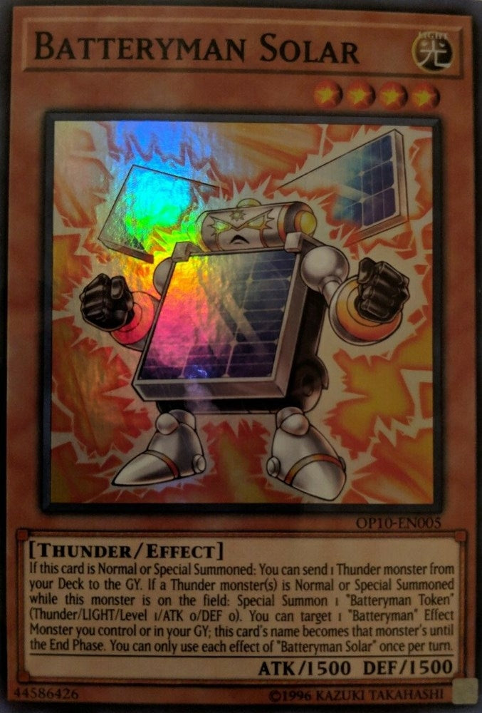 Image for Batteryman Solar (OP10-EN005) (OP10) - YuGiOh