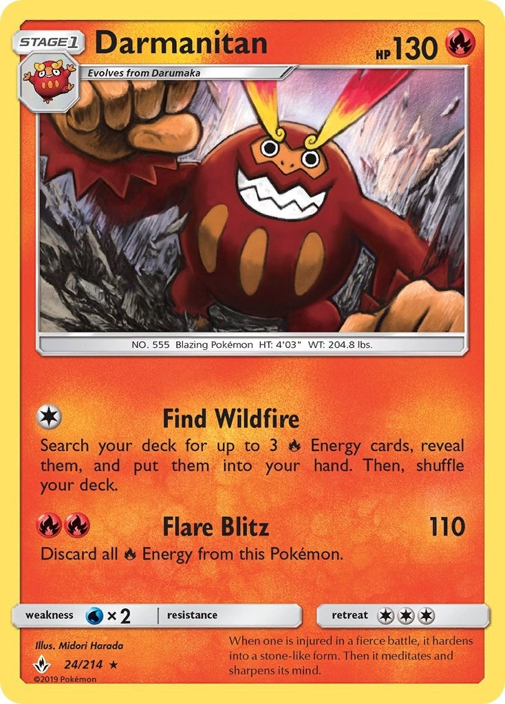 Image for Darmanitan (24/214) (SM10) - Pokemon