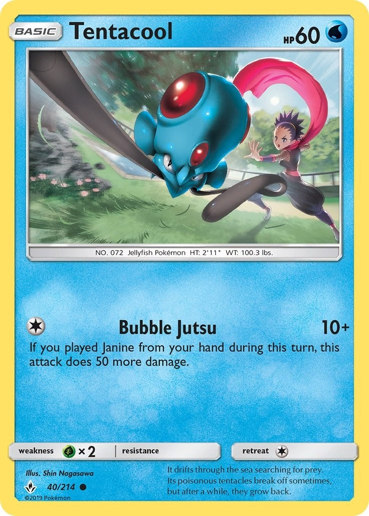 Image for Tentacool (40/214) (SM10) - Pokemon