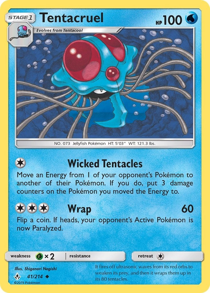 Image for Tentacruel (41/214) (SM10) - Pokemon