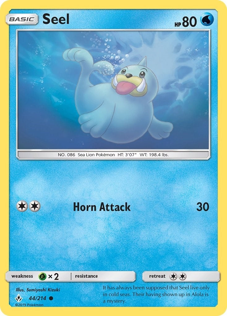 Image for Seel (44/214) (SM10) - Pokemon