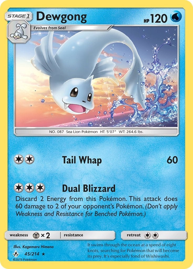 Image for Dewgong (45/214) (SM10) - Pokemon