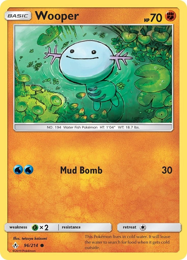 Image for Wooper (96/214) (SM10) - Pokemon