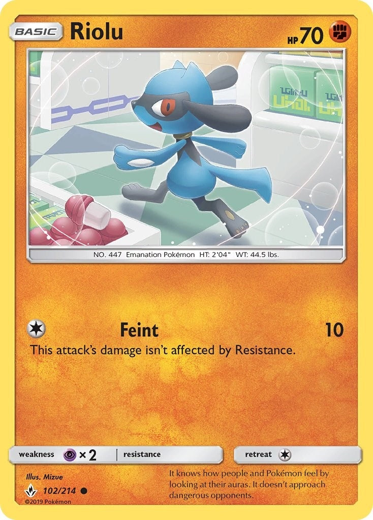 Image for Riolu (102/214) (SM10) - Pokemon
