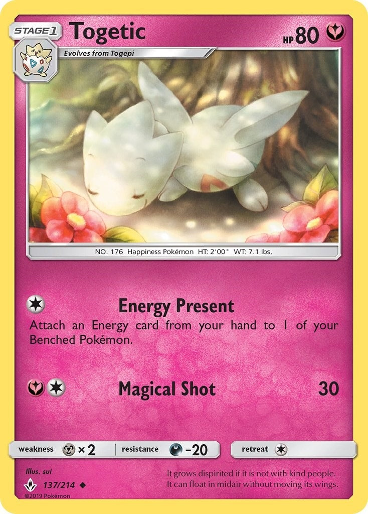 Image for Togetic (137/214) (SM10) - Pokemon