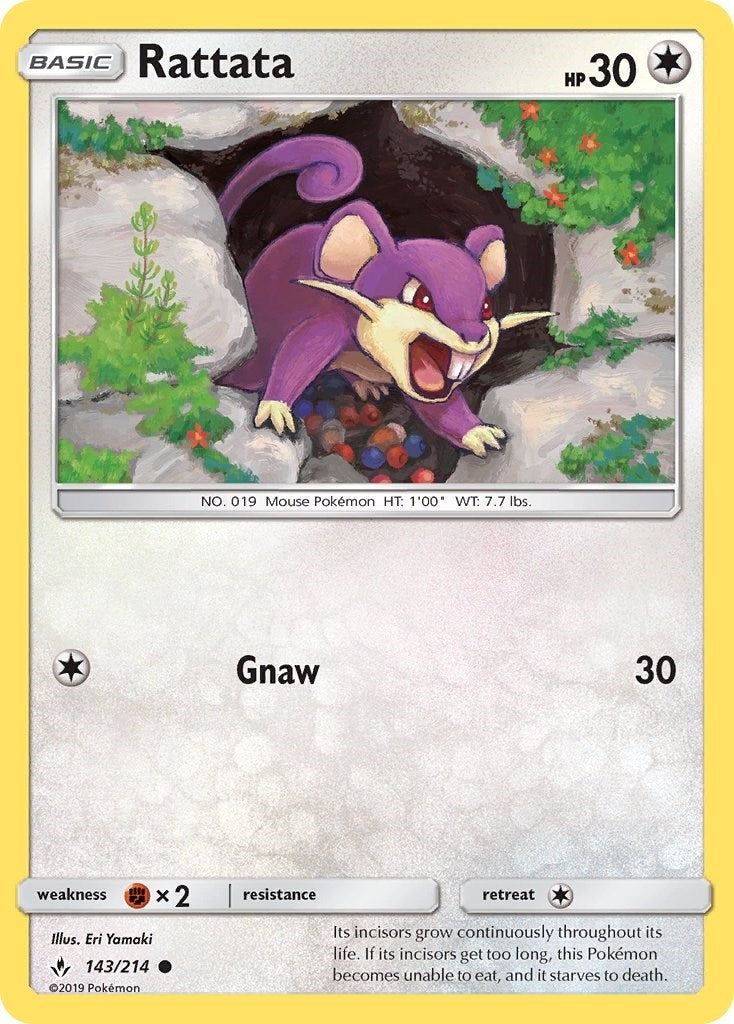 Image for Rattata (143/214) (SM10) - Pokemon