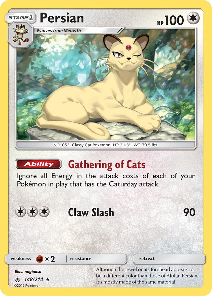 Image for Persian (148/214) (SM10) - Pokemon