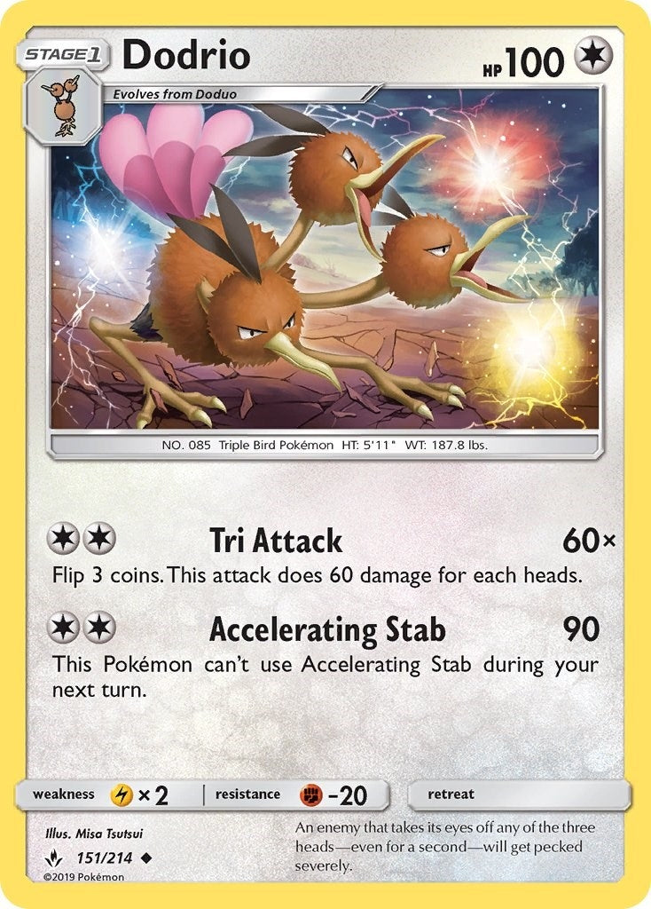 Image for Dodrio (151/214) (SM10) - Pokemon