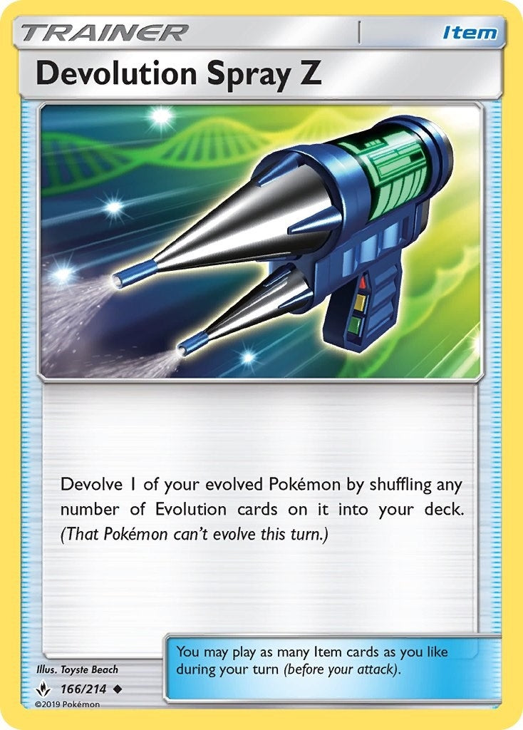 Image for Devolution Spray Z (166/214) (SM10) - Pokemon