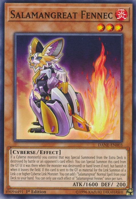 Image for Salamangreat Fennec (DANE-EN003) (DANE) - YuGiOh