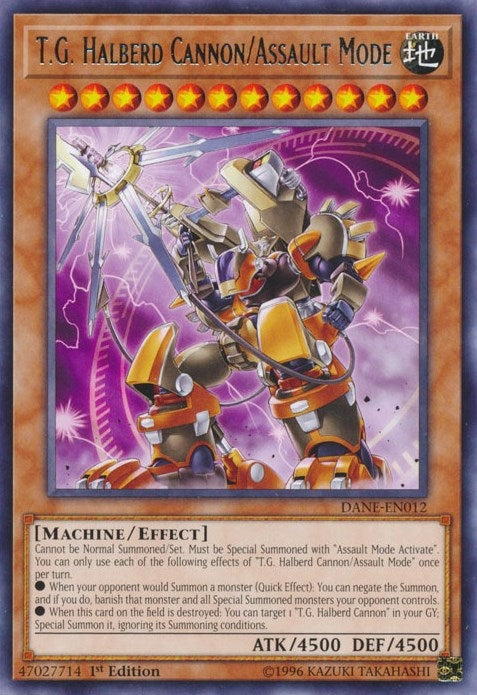 Image for T.G. Halberd Cannon/Assault Mode (DANE-EN012) (DANE) - YuGiOh