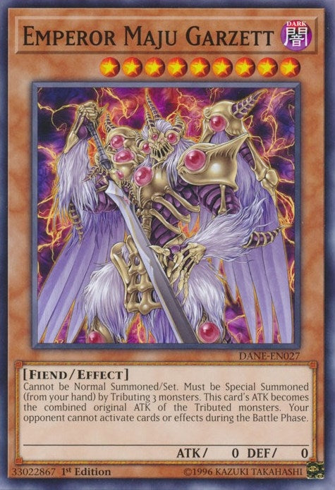 Image for Emperor Maju Garzett (DANE-EN027) (DANE) - YuGiOh