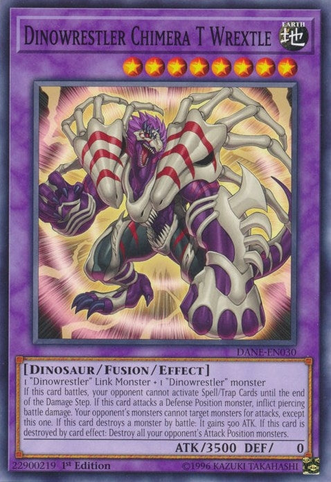 Image for Dinowrestler Chimera T Wrextle (DANE-EN030) (DANE) - YuGiOh
