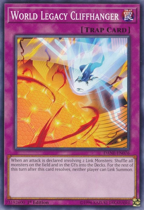 Image for World Legacy Cliffhanger (DANE-EN076) (DANE) - YuGiOh