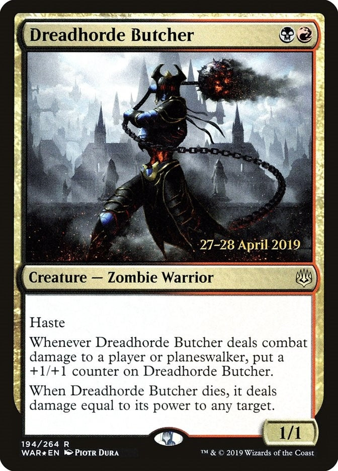 Image for Dreadhorde Butcher (194) (Prerelease Cards) - Magic: The Gathering