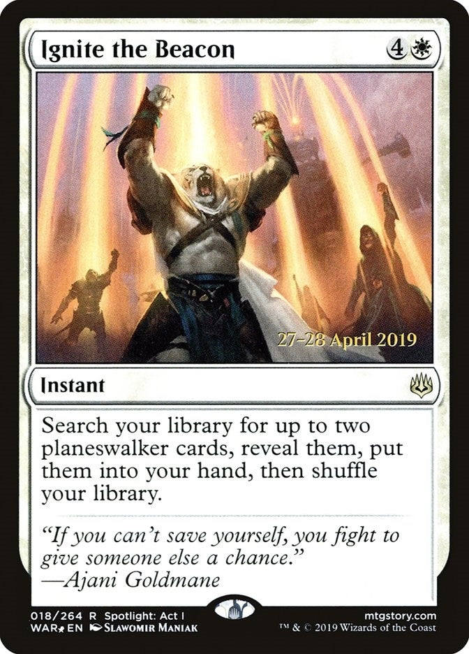 Image for Ignite the Beacon (18) (Prerelease Cards) - Magic: The Gathering