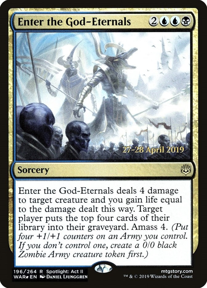 Image for Enter the God-Eternals (196) (Prerelease Cards) - Magic: The Gathering