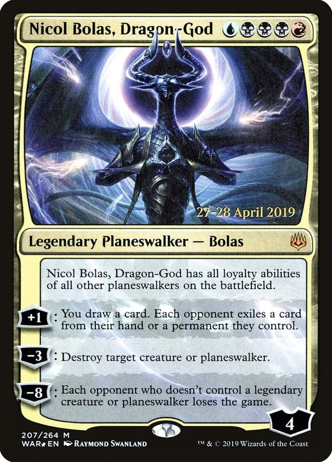 Image for Nicol Bolas, Dragon-God (207) (Prerelease Cards) - Magic: The Gathering