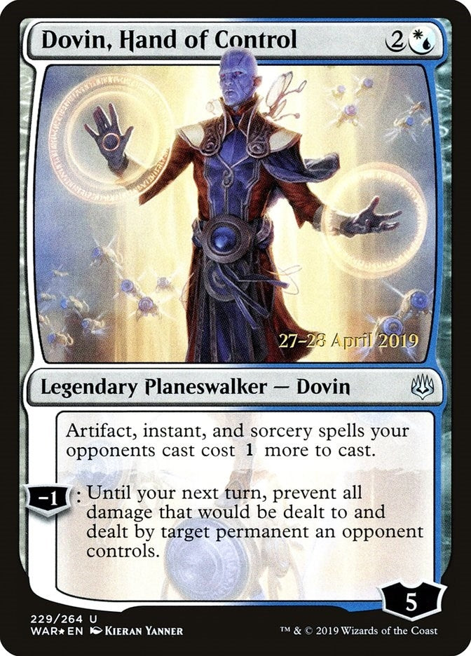 Image for Dovin, Hand of Control (229) (Prerelease Cards) - Magic: The Gathering