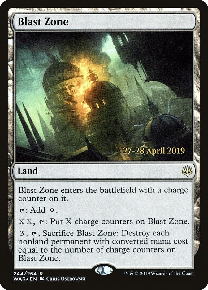 Image for Blast Zone (WAR) (244) (Prerelease Cards) - Magic: The Gathering