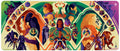 Image for War of the Spark Key Art Table Playmat for Magic (6ft) - Playmats