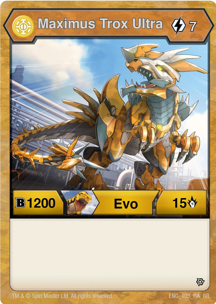 Image for Maximus Trox Ultra (103) (Resurgence) - Bakugan TCG