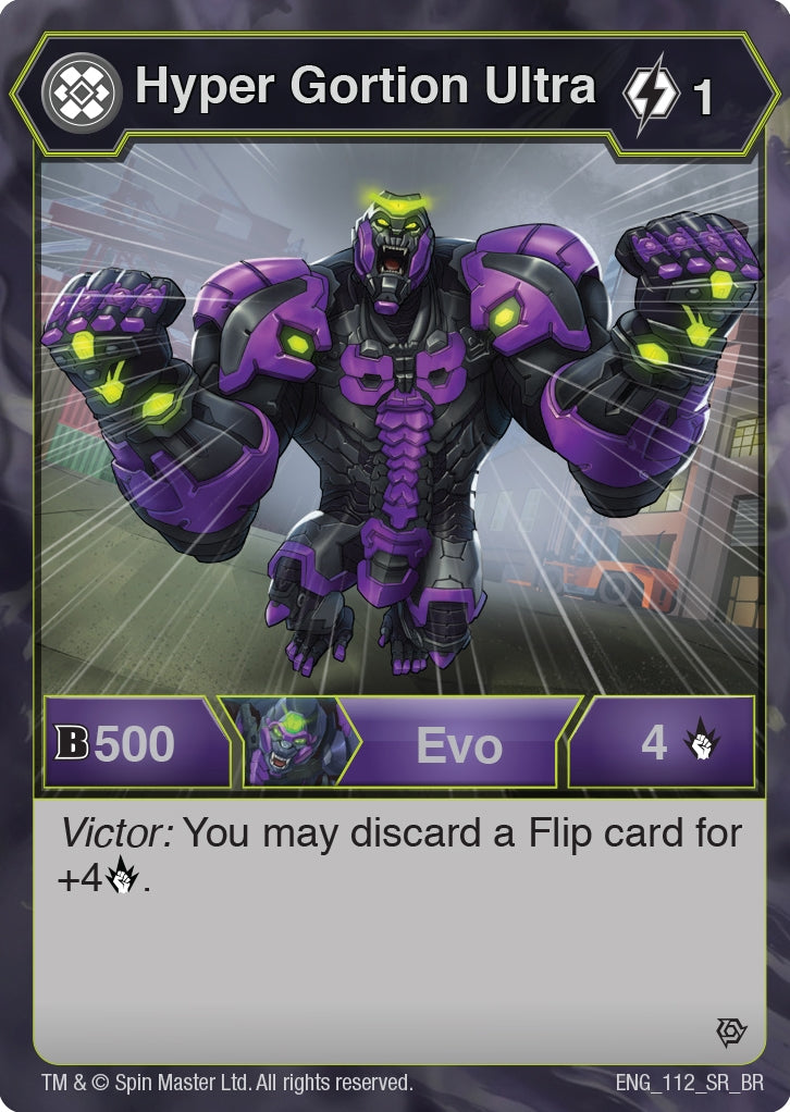 Image for Hyper Gortion Ultra (112) (Resurgence) - Bakugan TCG