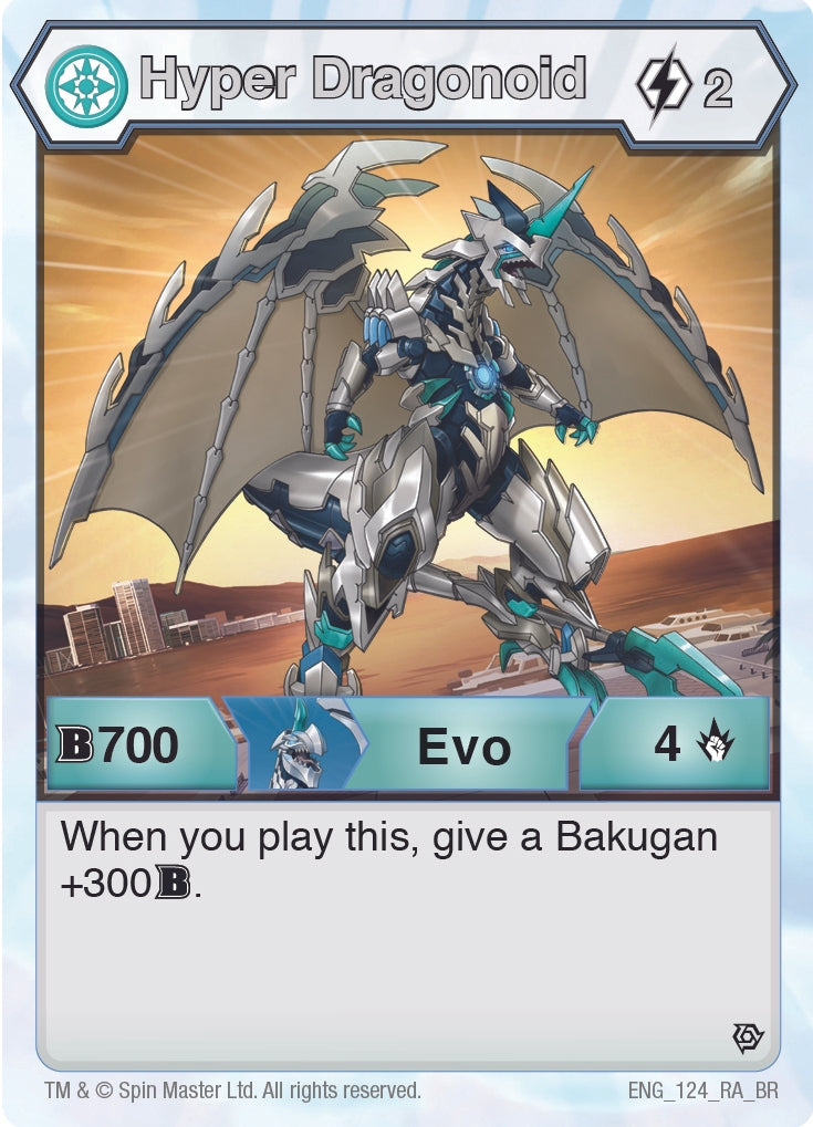 Image for Hyper Dragonoid (124) (Resurgence) - Bakugan TCG