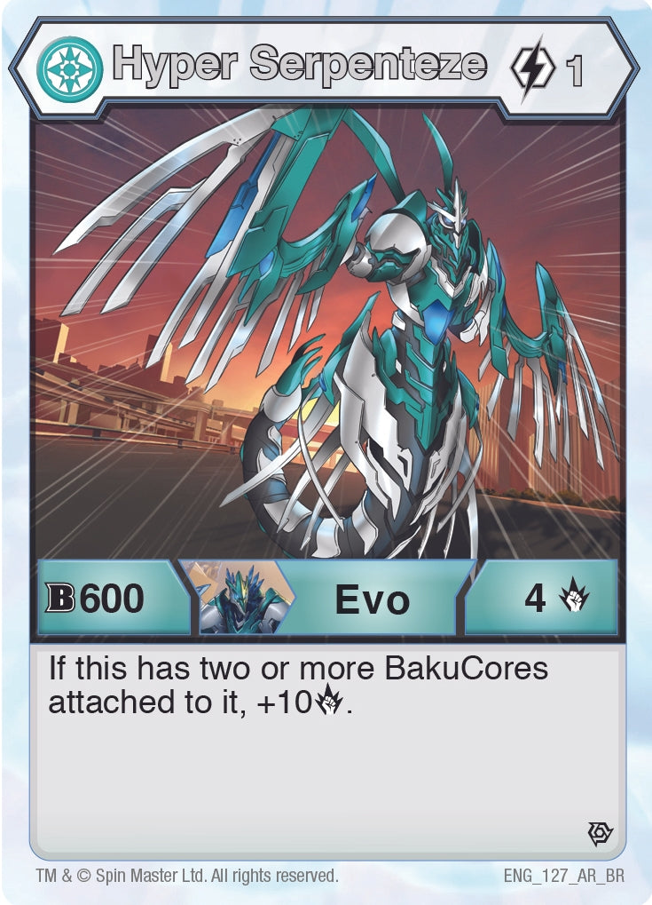 Image for Hyper Serpenteze (127) (127) (Resurgence) - Bakugan TCG