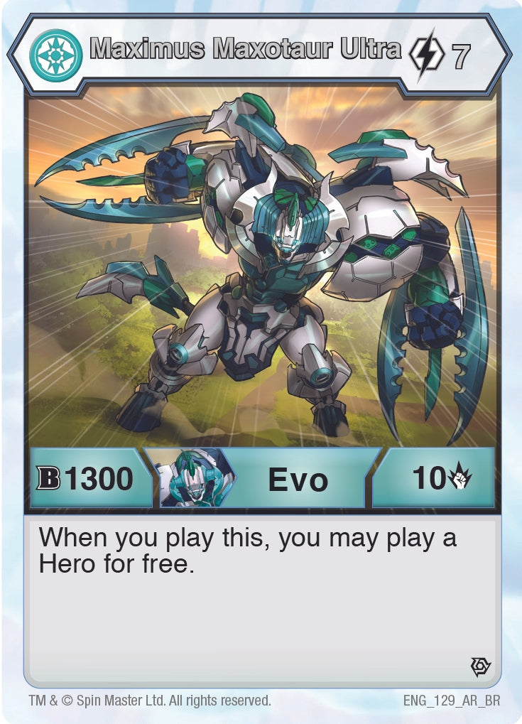 Image for Maximus Maxotaur Ultra (155) (129) (Resurgence) - Bakugan TCG