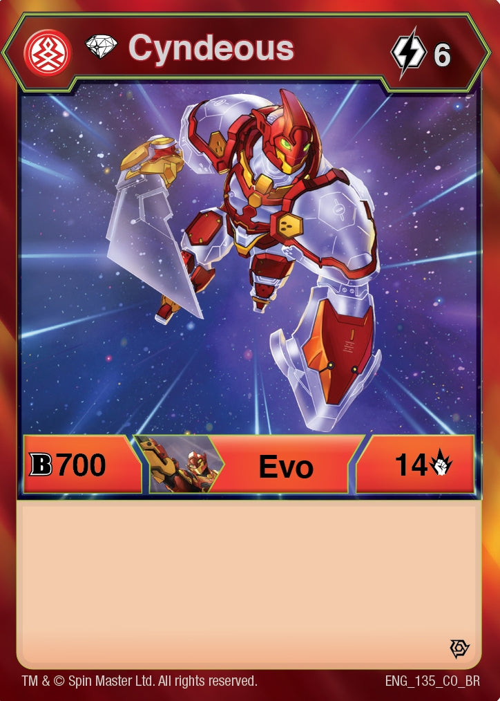 Image for Diamond Cyndeous (135) (Resurgence) - Bakugan TCG