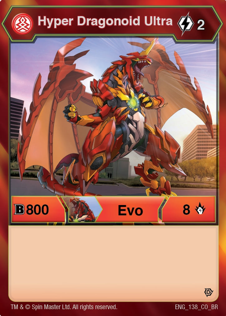 Image for Hyper Dragonoid Ultra (138) (138) (Resurgence) - Bakugan TCG