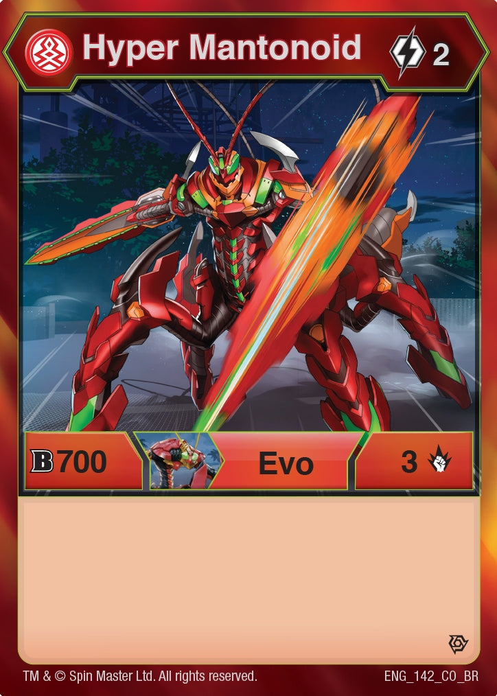 Image for Hyper Mantonoid (142) (142) (Resurgence) - Bakugan TCG