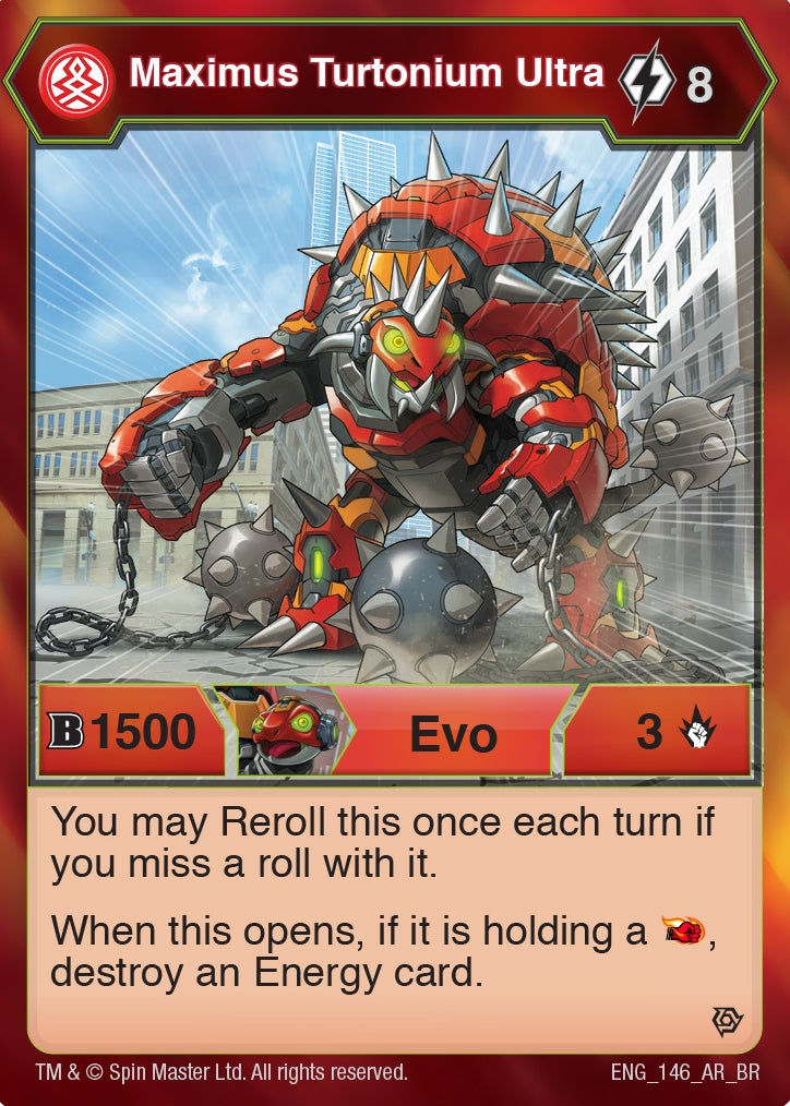 Image for Maximus Turtonium Ultra (146) (Resurgence) - Bakugan TCG